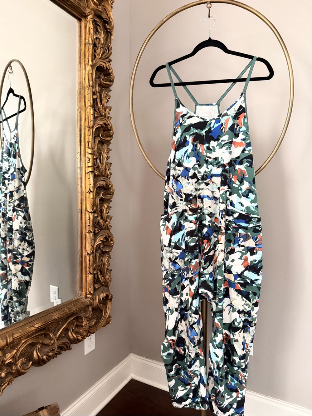 Free People Hot Shot Onesie - Evergreen Combo